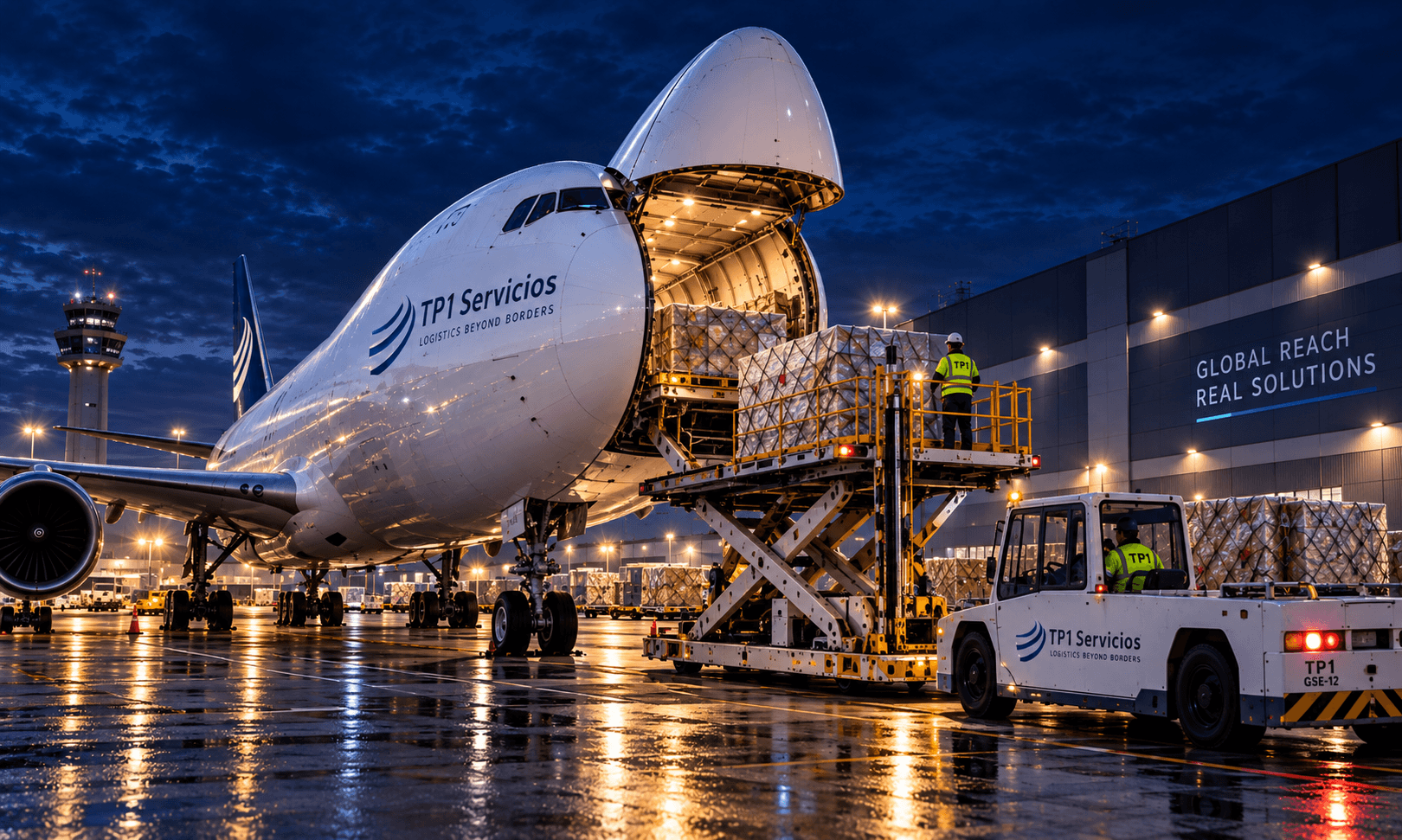 Imagen ilustrativa de transporte aéreo
